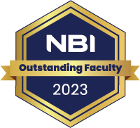 NBI Outstanding Faculty Award Badge